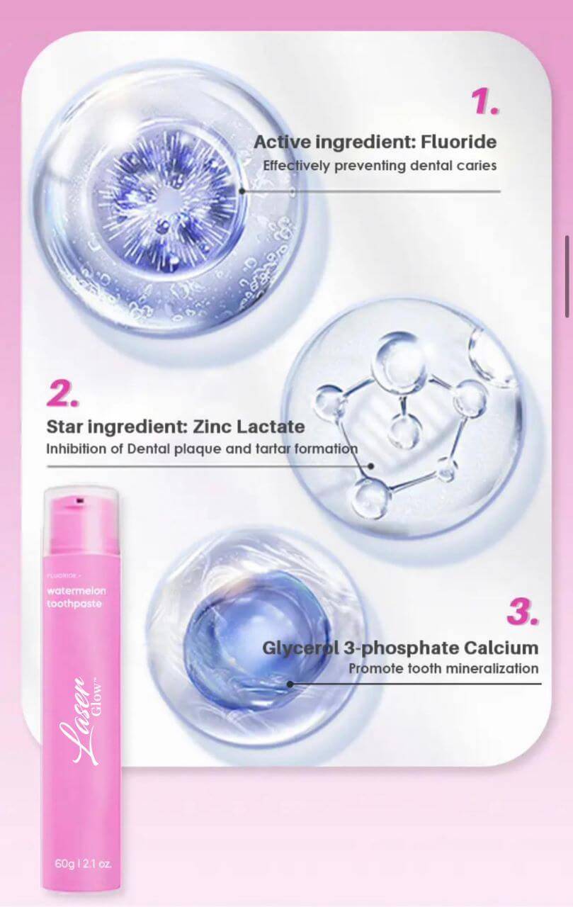 Flavored Toothpaste for a Fresh Smile LaserGlow